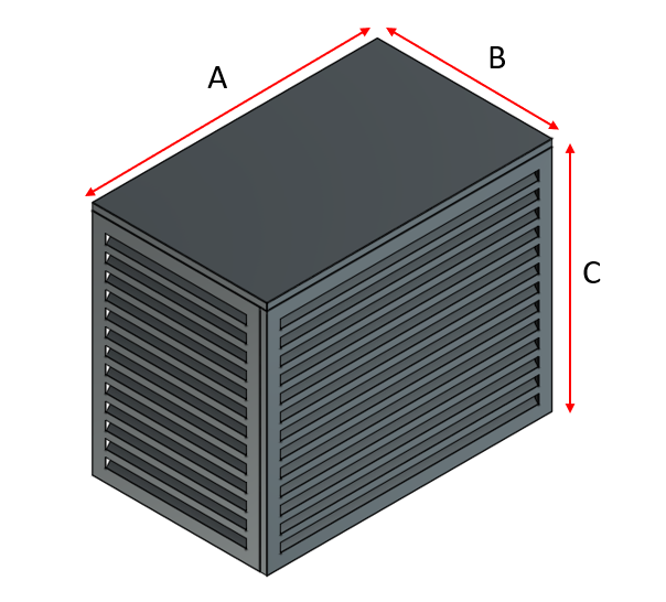 Cache Clim sur mesure laquage